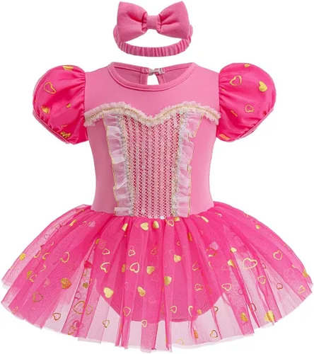 Vista 45 de Disfraz de princesa de Navidad para niñas, sirena, Bella, Sofía, para Halloween o cumpleaños, mameluco de tutú con diadema
