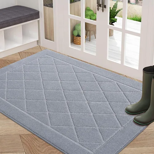 Vista 38 de BEQHAUSE - Tapete para puerta de 20 x 32 pulgadas, antideslizante, color beige