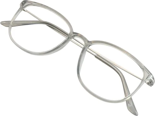 Vista 9 de VisionGlobal Blue Light Blocking Glasses for Women/Men, Anti Eyestrain, Computer Reading, TV Glasses, Stylish Square Frame