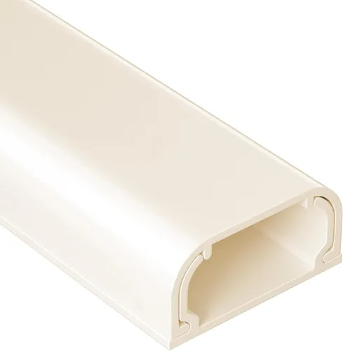 Vista 9 de Cubiertas de alambre para 2 cables de TV en la pared, ocultador de cables pintable de 47 pulgadas, kit de gestión de cables mediano, ocultación