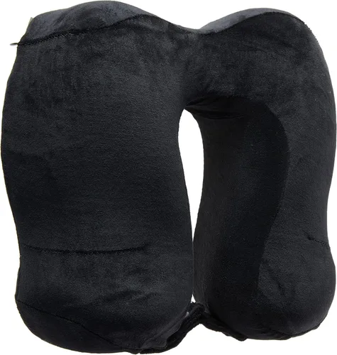 Vista 2 de Lewis N. Clark Almohada cervical de viaje Hexform de espuma viscoelástica contorneada para dolor de hombros y cuello, avión, campamento, niños