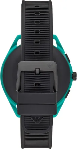 Vista 2 de Emporio Armani - Smartwatch 3 con tecnología Wear OS de Google con altavoz frecuencia cardíaca GPS NFC y notificaciones de celular inteligente Negro