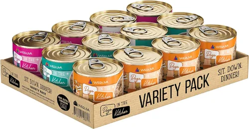 Vista 16 de Latas y bolsas de alimentos húmedos sin granos "Dogs in the Kitchen" de Weruva, Rojo