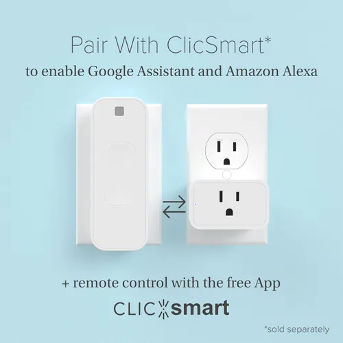 Vista 4 de ClicSmart Smart Home - Enchufe inteligente Wi-Fi para tomacorrientes Compatible con Alexa y Google Home para controlar por voz Control remoto
