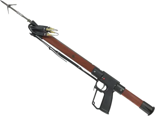 Vista 6 de Fusil submarino especial AB Biller de 32 pulgadas, caoba