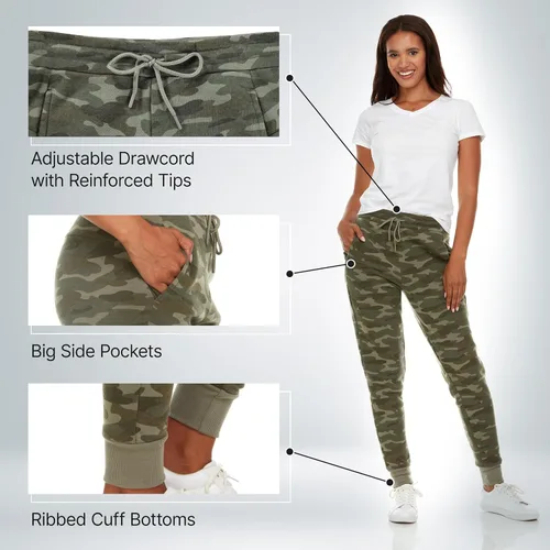 Vista 4 de 3 Pack Sweatpants Women, Comfortable Womens Sweatpants, Fleece Womens Joggers (Available in Plus)