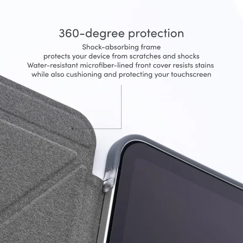 Vista 7 de Moshi VersaCover Funda con funda plegable para iPad Pro (11 pulgadas, 4ª-1ª generación) Negro carbón