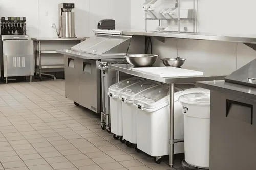 Vista 4 de Rubbermaid Commercial Products ProSave - Contenedor apilable para almacenamiento y cuchara/herramienta de medición
