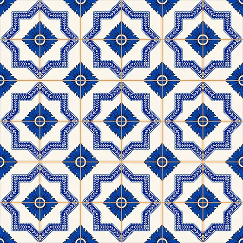 Vista 34 de Pegatinas de Azulejos Estilo Azulejo Español Portugués Despegar y Pegar para Salpicadero Juego de 16 piezas (3.9_10)