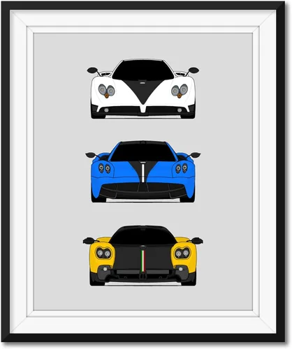 Vista 36 de Custom Car Posters Póster hecho a mano compatible con Mercedes-Benz Impresión de Evolución Arte de Pared Decoración Mejor de las Generaciones