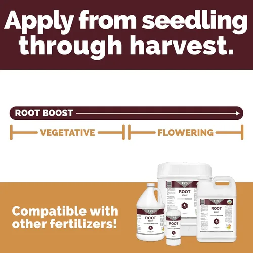 Vista 5 de Root Boost Fórmula avanzada de enraizamiento para suelos vivos y raíces blancas, además de microbios por TPS Nutrients, 1 galón (128 oz)