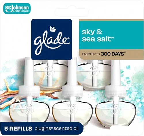 Vista 28 de Glade PlugIns - Repuestos de ambientador, aceites esenciales perfumados para el hogar y el baño, aroma Apple Cinnamon, 3.35 onzas líquidas, 5