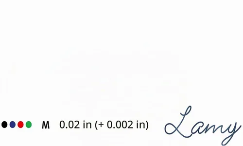 Vista 3 de Lamy 3 x M63 Rollerball Recambio Azul (DB18560)