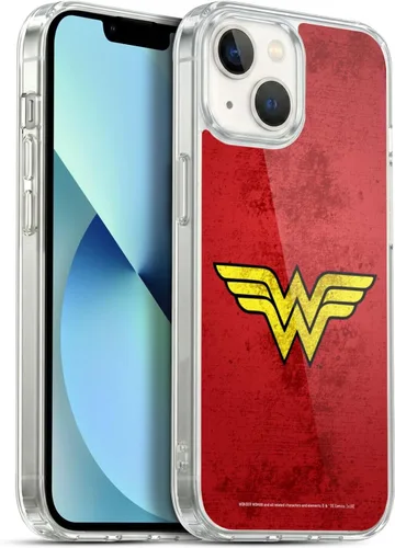 Vista 147 de Head Case Designs Funda de gel suave con licencia oficial de Wonder Woman DC Comics Classic Logos compatible con Apple iPhone 7 Plus/iPhone 8 Plus