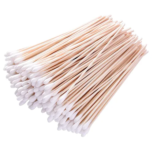 Vista 8 de 1200 hisopos de algodón de precisión con palos de 6 pulgadas de largo para limpieza de armas, maquillaje o mascotas