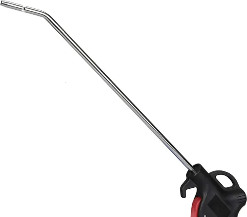 Vista 2 de Pistola de soplado de aire con boquilla de punta de seguridad en ángulo extendido de 10 pulgadas, accesorios para compresor de aire neumático