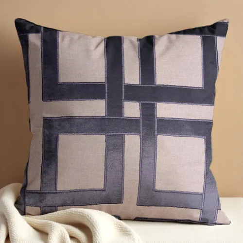 Vista 10 de Decozen Fundas de almohada decorativas, fundas de cojín para sofá, fundas de cojín bordadas para decoración de habitación, sofá, dormitorio, sala