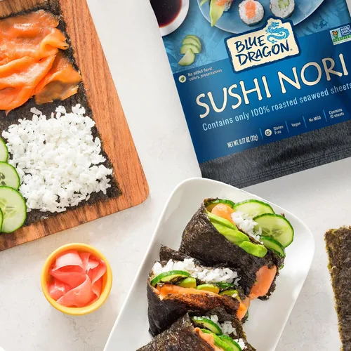Vista 5 de Blue Dragon Sushi Nori, 0.77 oz