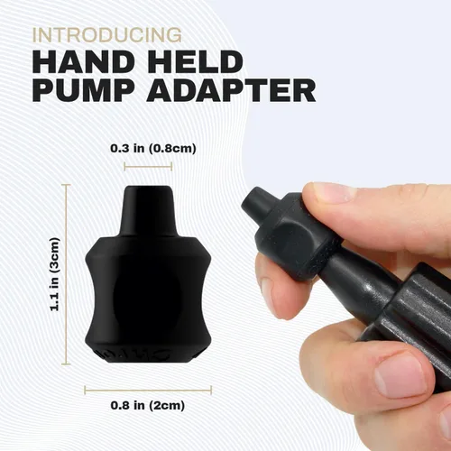 Vista 3 de Chrome Cherry Adaptador inflable para bombas de mano, adaptador de bomba de aire versátil y duradero para inflables