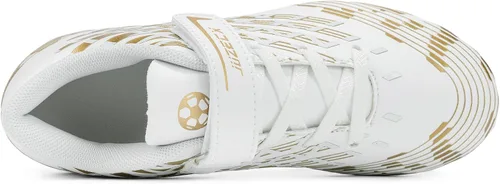 Vista 4 de Zapatos de fútbol para niños, zapatos de fútbol para niñas, zapatos de fútbol FGAG para interiores y exteriores, zapatos de entrenamiento para niños