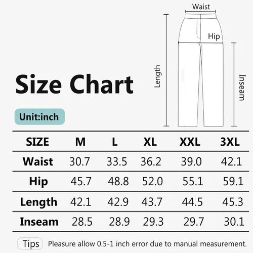 Vista 6 de Uni Clau Pantalones cargo para hombre, casuales, sueltos, ligeros, para senderismo, exteriores, bolsillos grandes y altos