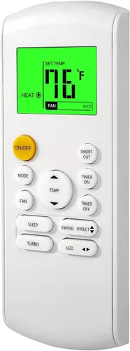 Vista 6 de Mando a distancia de repuesto para aire acondicionado Midea MRCOOL FRIMEC Klimaire RG57B1/BGE RG57B2/BGE RG57B/BGE RG57/BGE RG57A6/BGEF RG57A7/BGEF