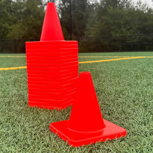 Vista 13 de LVL10 Pro - Conos de entrenamiento de fútbol de 6 pulgadas para deportes, para ejercicios de baloncesto, fútbol, baloncesto y agilidad, marcadores
