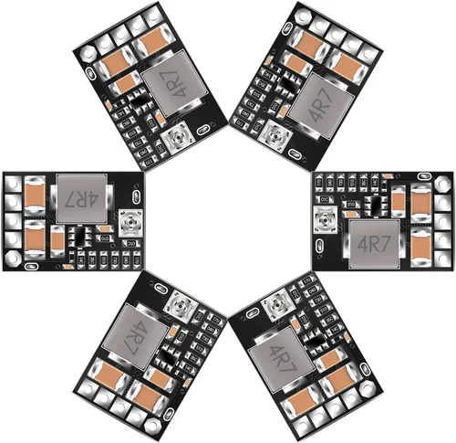 Vista 9 de DROK Convertidor de corriente CC de 5 V, 5 piezas de mini regulador de voltaje DC 4.5-20V 12V 9V reductor transformador tablero 3A 10W de voltaje