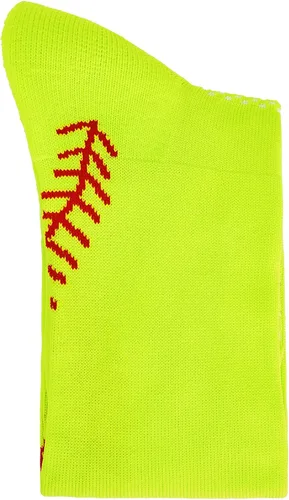 Vista 5 de American Trends Calcetines de sóftbol para niñas y adultos, calcetines de béisbol y sóftbol, calcetines deportivos con puntadas, para niñas jóvenes