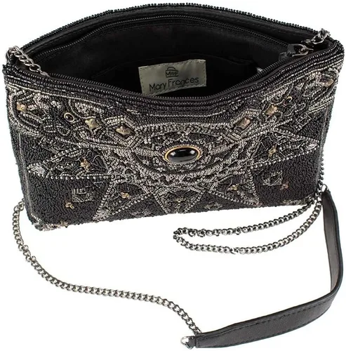Vista 5 de Mary Frances Bolso bandolera con cuentas Magical Power, color negro, Negro