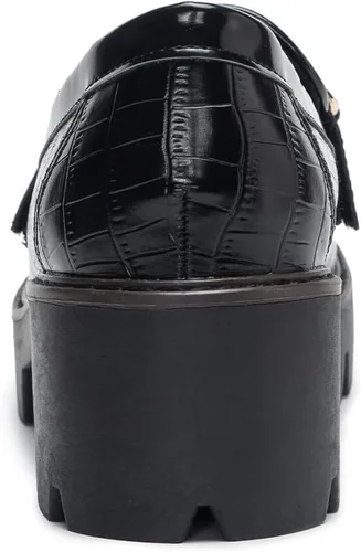 Vista 5 de Women's Loafers Slip Ons Replaceable Straps Chunky Platform Lug Sole Loafers Women Shoes Work Driving
