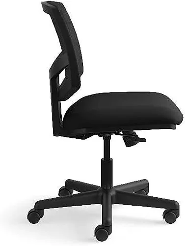 Vista 3 de HON Volt H5713 - Silla tapizada para computadora con respaldo de malla, para escritorio de oficina, color negro