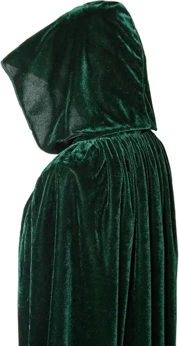 Vista 6 de BEBEP Capa con capucha de terciopelo para niños de 39 pulgadas para Halloween, Navidad, disfraz de cosplay