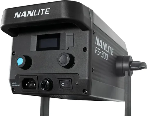 Vista 9 de Nanlite FS-300 Luz diurna AC LED Monolight - Luz COB de 5600K de alto rendimiento con montaje Bowens, control de aplicación y 11 efectos
