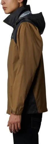 Vista 3 de Columbia Chaqueta impermeable para lluvia Glennaker Lake para hombre, compactable
