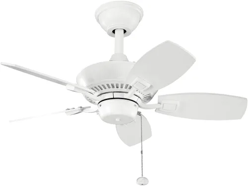 Vista 9 de Kichler 300103NI - Ventilador Canfield de 30 pulgadas, níquel cepillado