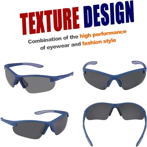 Vista 2 de O2O Gafas de sol deportivas polarizadas para hombres, mujeres, adolescentes, jóvenes, ciclismo, conducción, golf, béisbol, ciclismo, 020, lentes