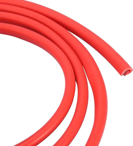 Vista 4 de Protectores de borde de puerta de automóvil, 32 pies (32.8 ft) sin pegamento, ajuste universal, en forma de U, protector de borde de goma para Rojo