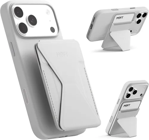 Vista 51 de MOFT Soporte para teléfono y cartera AERA, cartera MagSafe, tarjetero beach blanco