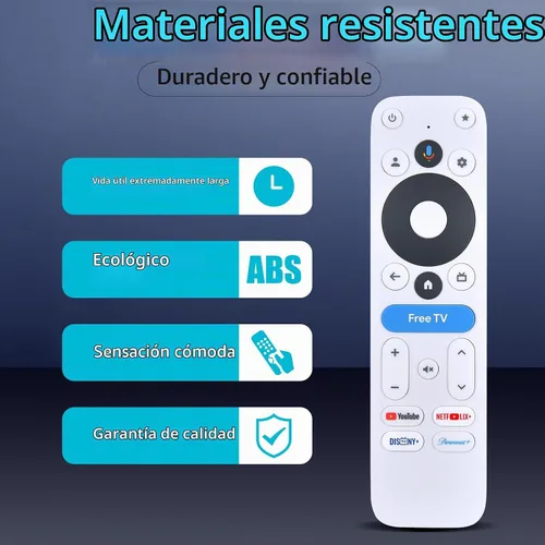 Vista 3 de Control remoto de voz de repuesto para dispositivo de transmisión Onn 4K