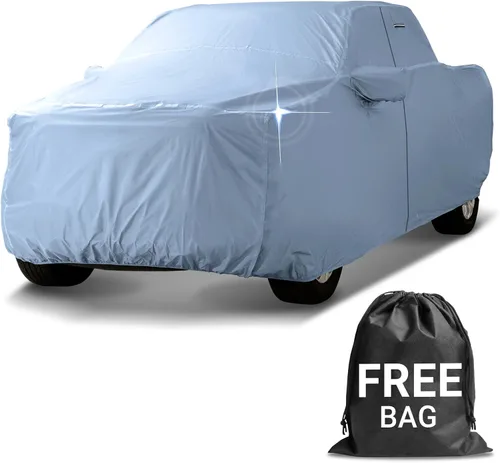 Vista 13 de iCarCover Premium Plus Cubierta impermeable para SUV para todo tipo de clima, cubiertas de coche con protección UV para Blazer K5, LR3, LR4, Tahoe