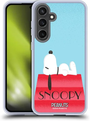 Vista 34 de Head Case Designs Snoopy Deco Dreams - Funda de gel con licencia oficial de Peanuts Blue Pattern [protección de grado militar] compatible con Google