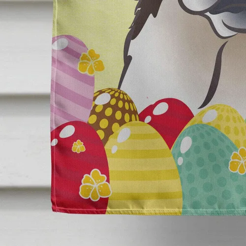Vista 208 de Caroline's Treasures BB1923GF Bandera decorativa para jardín con diseño de Border Collie, para caza de huevos de Pascua, para jardín, jardín, patio