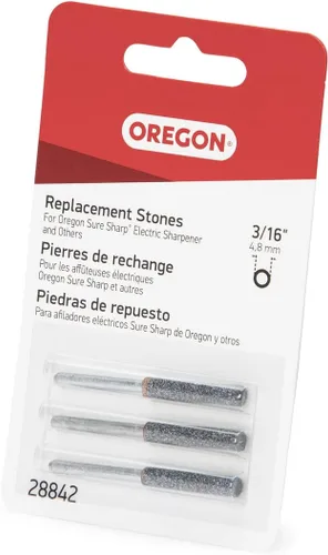 Vista 3 de Oregon 28842 Piedras de afilado de repuesto Sure Sharp de 4,8 mm para afilador eléctrico