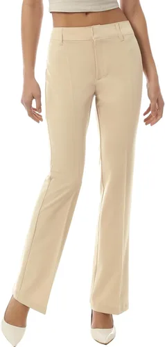 Vista 56 de Design by Olivia Pantalones de oficina de corte holgado para mujer