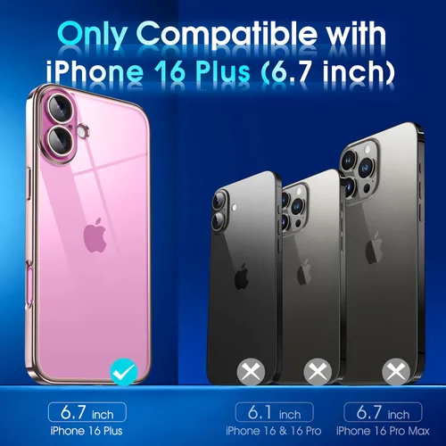 Vista 726 de Supdeal Funda cristalina transparente para iPhone 11, [No se amarillea] [Protección de la cámara] [Probado contra caídas de grado militar] Funda