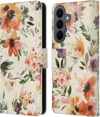 Vista 106 de Head Case Designs Officially Licensed Ninola Butterfly Nature Spring Floral Leather Wallet Case Compatible with Samsung Galaxy A07 4G