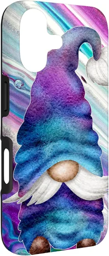 Vista 3 de Purple Gnome for Mermaid Lover Space Rainbow Cute Cosmic Case for iPhone 17