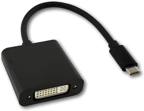Vista 7 de SatelliteSale USB tipo C a hembra USB 3.0/VGA/USB-C multipuerto convertidor 5Gbps 1080p PVC negro
