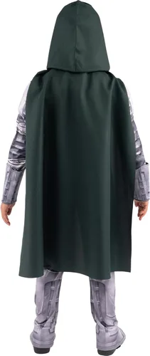 Vista 9 de Marvel Doctor Doom - Disfraz oficial de Halloween para jóvenes, overol acolchado de alta calidad con máscara de plástico
